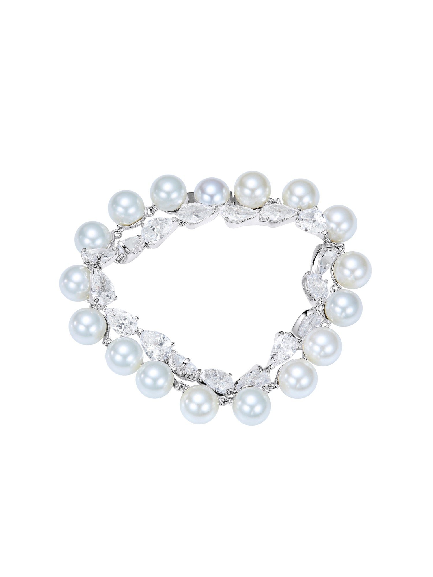 Amara Pearl and Crystal Bracelet - Image 2