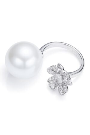 Celina Pearl White Ring