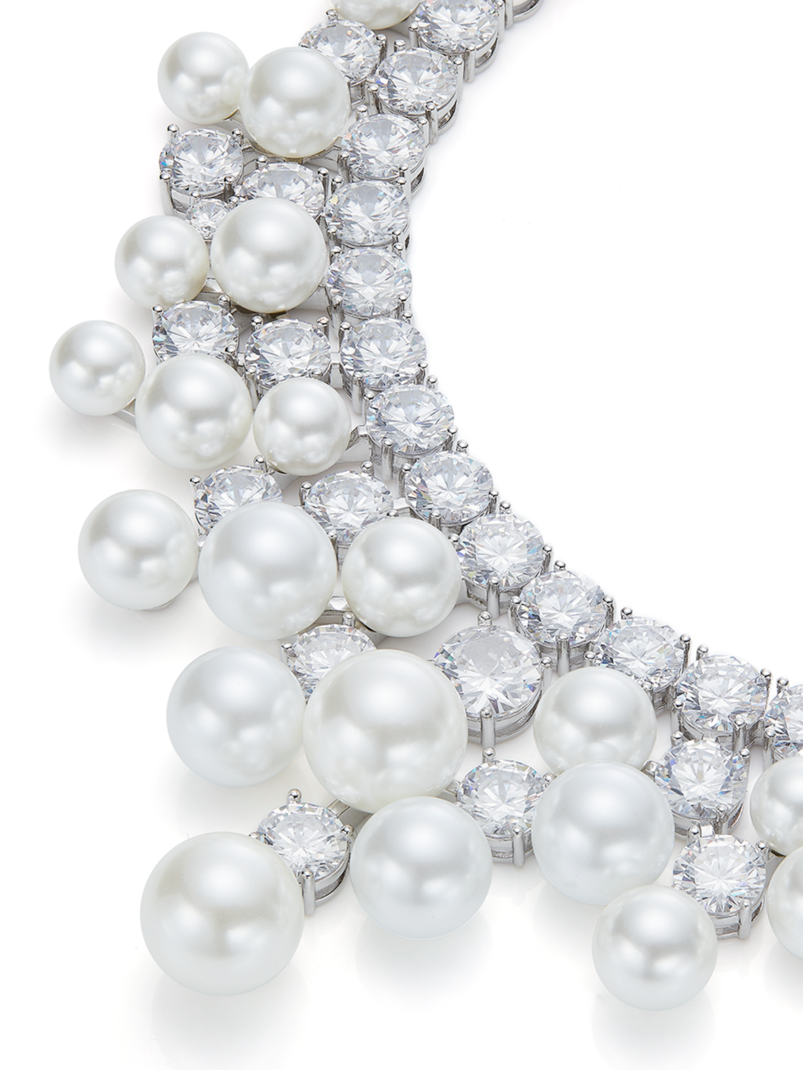 Marceline Pearl White Necklace - Image 4